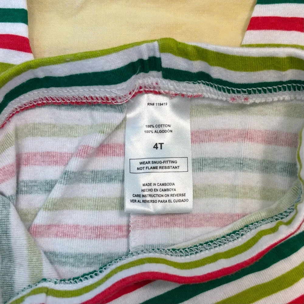 Kids PJ Bundle, 4T, Grinch Stripe Pajama Set & Fall PJs & Pumpkins Red Truck Set - Picture 15 of 16